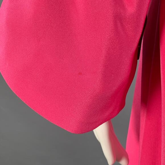 DOLCE & GABBANA Size 4 Pink Multi Color Silk Applique Belted Maxi Dress - Picture 8 of 13